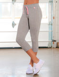 GIRLS STRETCH COTTON CROPPED JOGGER